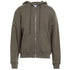 Off White Diag Tab Slim Fit Green Zip Hoodie OMBE013S22FLE00356